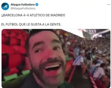 La locura del Bar?a - Atltico llena de memes las redes sociales