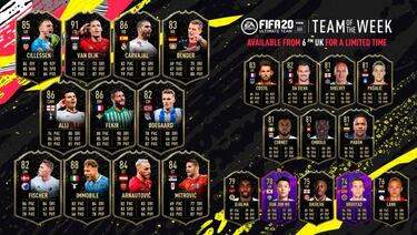 TOTW 12 de FIFA 20 con Van Dijk, Cillessen y Carvajal ya disponible