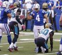 Los Colts ganan a los Jaguars porque Vinatieri sí la sabe meter