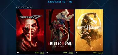 Ofertas en Steam: grandes descuentos en juegos de lucha por EVO 2021