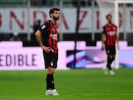 El futbolista estadounidense sigue sin encontrar su mejor forma física y futbolística con el Milan y este sábado fue partícipe en la derrota ante el Udinese.