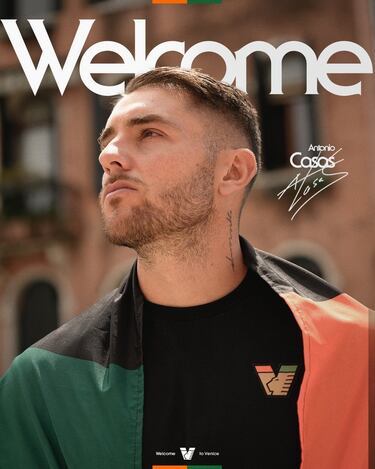 Casas inicia su aventura internacional en el Venezia