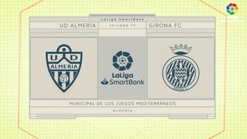 Resumen y gol del Almería vs. Girona de LaLiga SmartBank