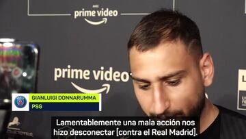 Donnarumma asume su culpa
