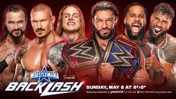 Cartel del WWE WrestleMania Backlash 2022.