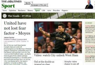 Portadas de la prensa extranjera