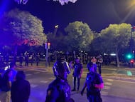 La Policía Nacional intervino para evitar una pelea entre ultras de la Real Sociedad y el Atlético de Madrid.