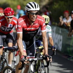 Contador: "Me han faltado piernas para seguir a Froome"