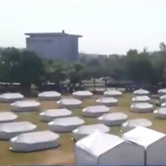 Instalan primer centro de aislamiento contra coronavirus en México