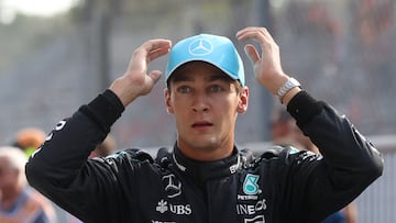 George Russell, en Monza.