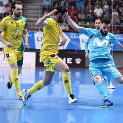 Resumen y resultado del Movistar - Jaén (6-1): El Movistar suma el primer punto goleando