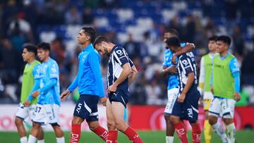 during the 3rd round match between Monterrey and Pachuca as part of the Liga BBVA MX, Torneo Clausura 2025 at BBVA Bancomer Stadium, on January 25, 2025 in Monterrey, Nuevo Leon, Mexico.