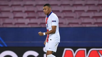 Mbapp&eacute;, durante el Barcelona-PSG.