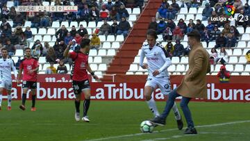 ¿Acto reflejo o adrede? El Albacete echa fuego por esta acción