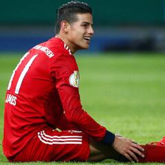 James Rodríguez lleva dos años sin marcar en Copas nacionales