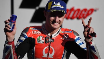 Jack Miller en el podio de Portimao.