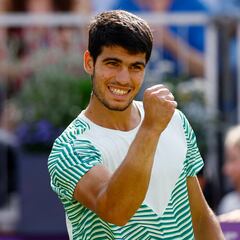 Alcaraz barre a Lehecka y alcanza sus primeros cuartos en hierba