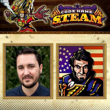Code Name: STEAM ficha al trekkie Wil Wheaton