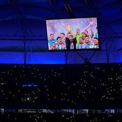 La fiesta de la Selección argentina en Santiago del Estero