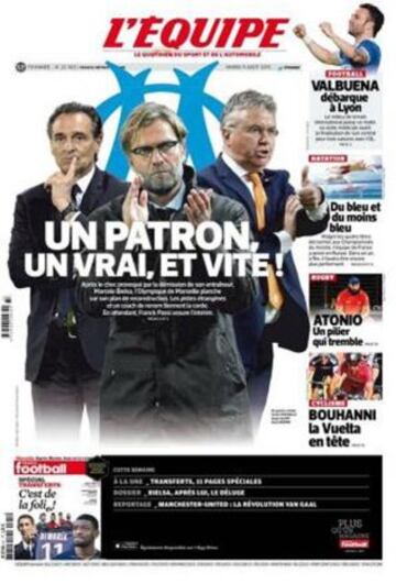 Portadas de la prensa deportiva