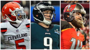 La mayoría será firmado para ser suplente, excepto el MVP del Super Bowl LII.