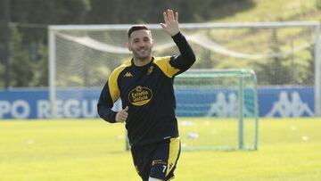 Entrenamiento Deportivo de La Coruña. Lucas Pérez