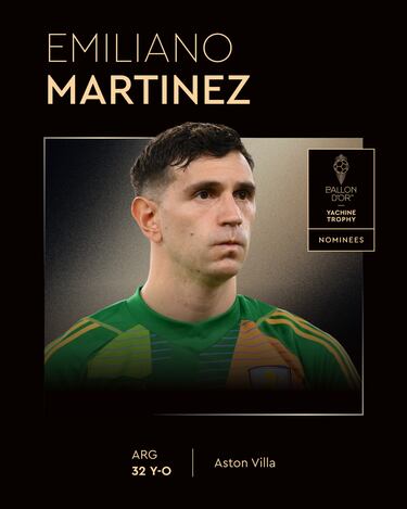 Estos son los nominados al Balón de Oro 2025