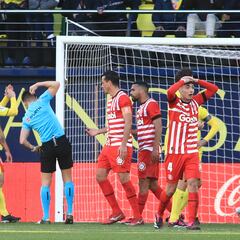 El Girona, molesto por la actuación arbitral ante el Villarreal