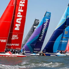 El 'Mapfre' vence en la costera de Itajai dando todo un recital