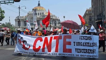 La CNTE anuncia paro de 72 horas en CDMX y 20 estados más a partir de este miércoles 18 de marzo del 2026.