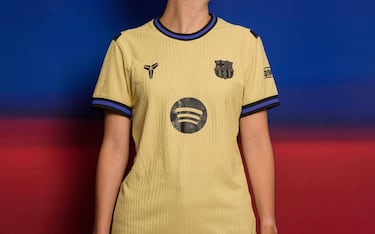 El Barcelona presenta su segunda equipación con homenaje a Kobe Bryant