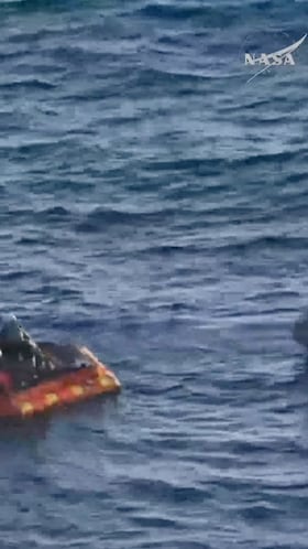 El Artemis II regresó con éxito a la Tierra