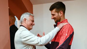 Djokovic, con Mourinho: “Es uno de los mejores de la historia”