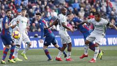 02/02/19 PARTIDO PRIMERA DIVISION
 LEVANTE UD - GETAFE CF
 MORALES
 MATHIAS OLIVERA
 JASON
 FOULQUIER
 BARDHI
 DAMIAN SUAREZ
 