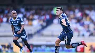 during the 2nd round match between Pumas UNAM and Pachuca as part of the Liga BBVA MX, Torneo Apertura 2025 at Olimpico Universitario Stadium, on July 20, 2025 in Mexico City, Mexico.