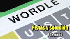 Wordle hoy 1 de junio | Pistas y solución en español: normal, tildes y científico