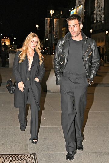 Alejandra Onieva y Jon Kortajarena en la fiesta de cumplea?os de Luis Figo.