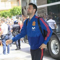 Busquets fue baja contra Suiza por una gastroenteriris