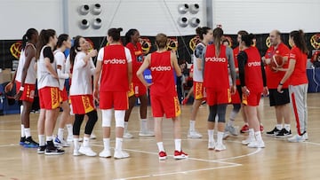 14/11/18 ENTRENAMIENTO SELECCION ESPAÑOLA ESPAÑA DE BALONCESTO FEMENINO