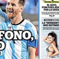 Prensa argentina: Messi replica a Maradona con un hat-trick