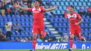 Enrique Triverio marcó su octavo gol del Apertura 2015 frente a Cruz Azul.