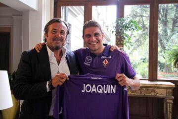 Otro proyecto deportivo que tuvo que dejar Joaqu¨ªn por problemas econ¨®micos del club. En verano de 2013 se march¨® por 2,5 millones de euros a la Fiorentina. Lleg¨® como referente en banda derecha para el conjunto toscano