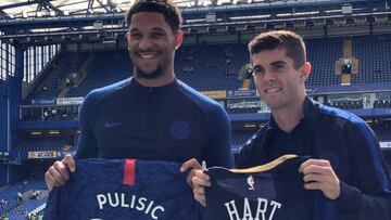 NBA guard, Josh Hart, paid Pulisic a visit at Stamford Bridge