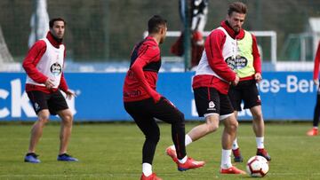 06/03/19 DEPORTIVO DE LA CORU&Ntilde;A
 ENTRENAMIENTO
 CHRISTIAN SANTOS