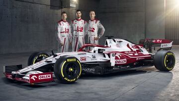 Raikkonen, Giovinazzi, Kubica y el Alfa Romeo C41. F1 2021. 