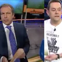 El regalo de Roncero a Cristóbal Soria: no le hizo mucha gracia...