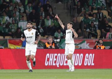 Hugo Duro empató el partido al anotar el 1-1.