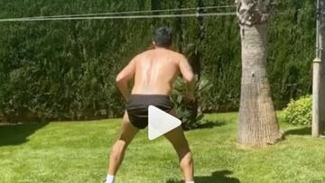 La rodilla de Garay 'coge forma' tres meses después de operarse