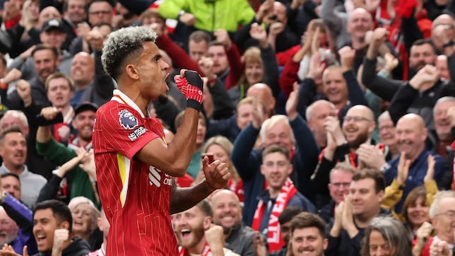 El gol 25 de Luis Díaz en 100 partidos con Liverpool