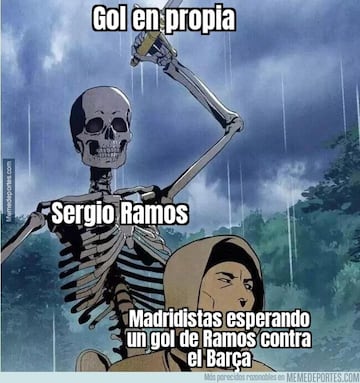 Los memes del fin de semana no tienen piedad con el autogol de Ramos